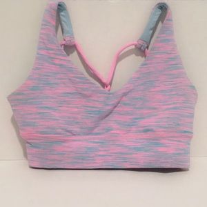 Ivivva pink/blue sports bra